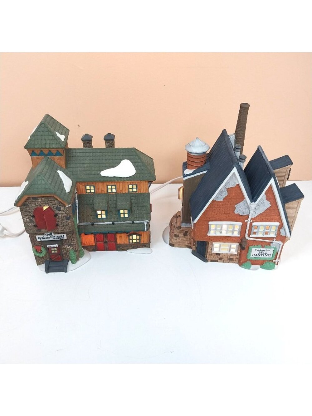 Dept 56 New England Yankee Jud Bell Casting 5643-0 McGrebe Cutters Sleigh 5640-5